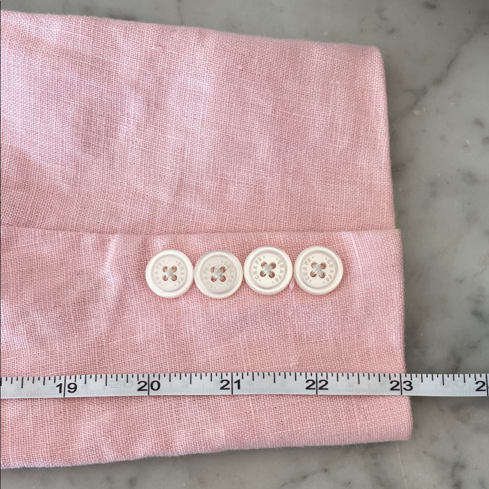 CHAPS Soft Pink Women's Linen Lined Jacket 10 - Picture 15 of 17